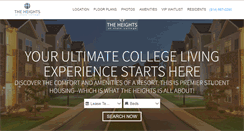 Desktop Screenshot of heightsatstatecollege.com